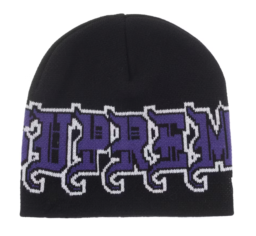 Supreme New Era Outline Beanie - Black