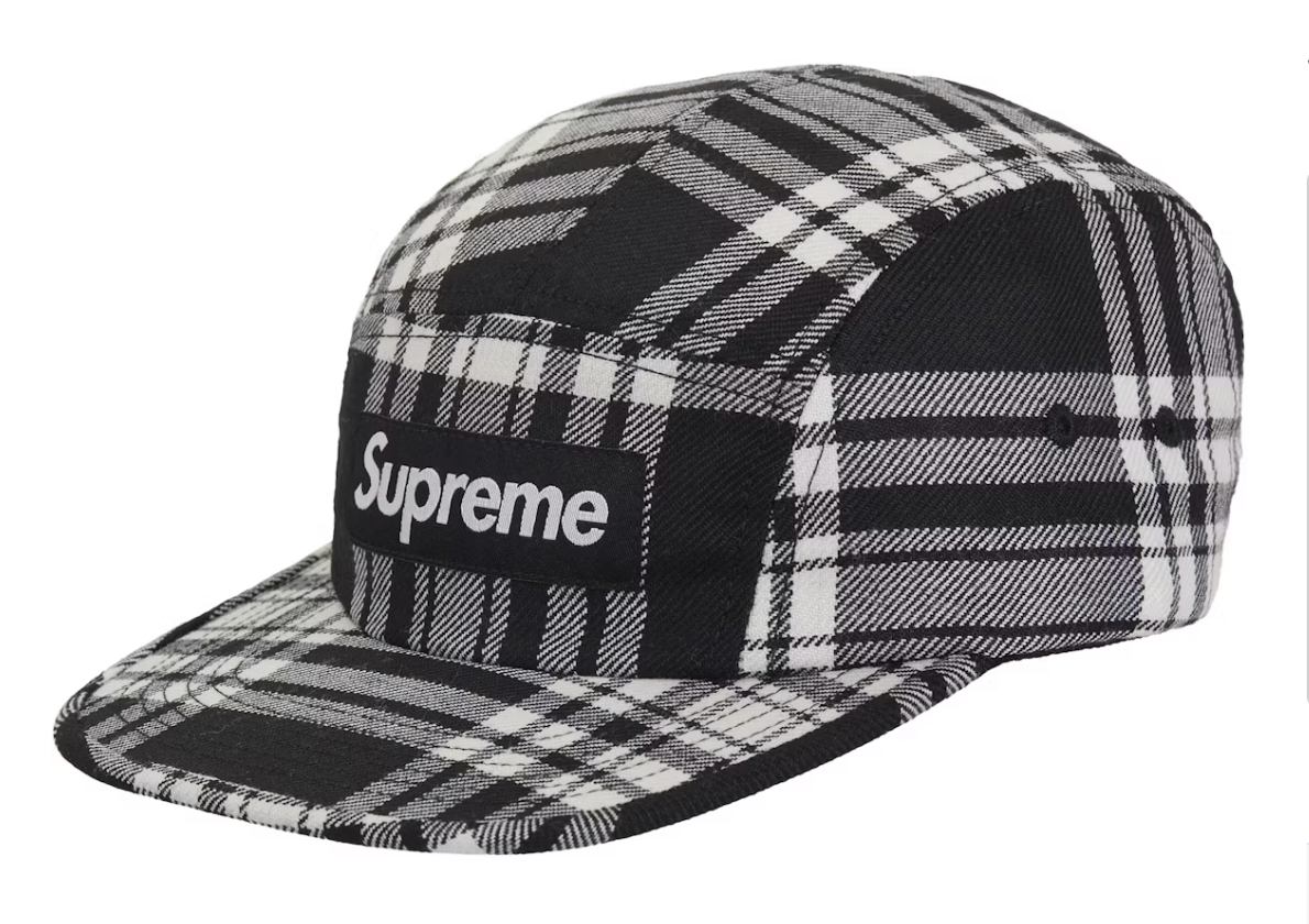 Supreme Lochcarron Camp Cap - Black