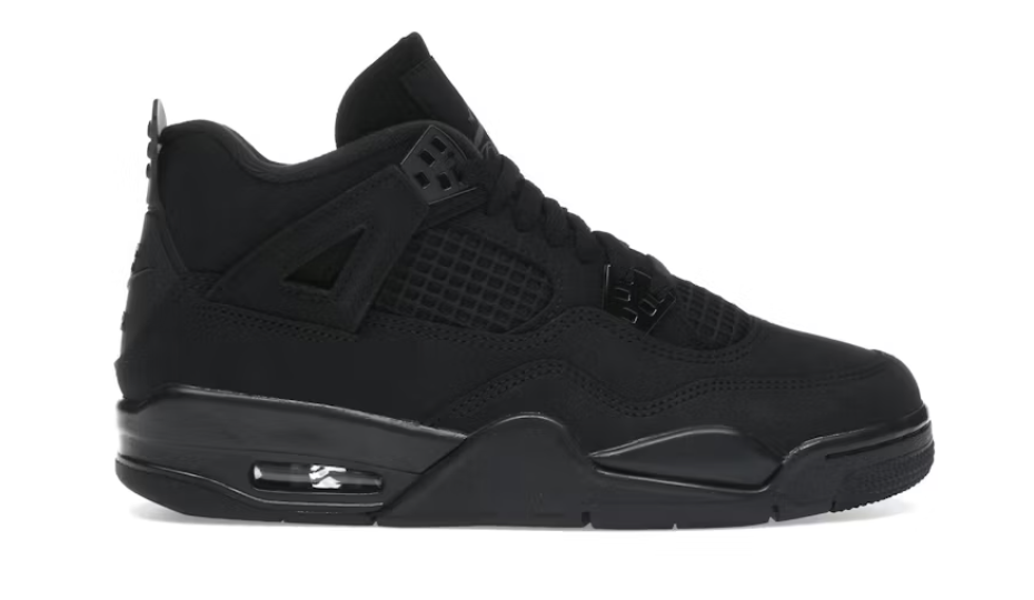 Jordan 4 Retro - Black Cat (GS) (2025) (IB4171-010)
