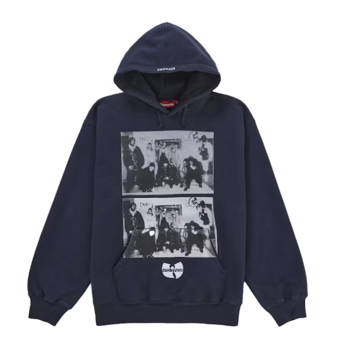 Supreme Wu-Tang Clan Hoodie - Navy (FW25)