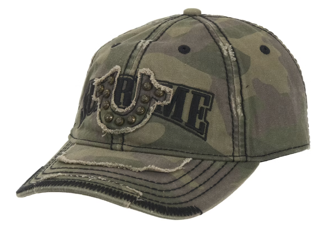 Supreme True Religion Mesh Back 6-Panel - Woodland Camo (FW25)