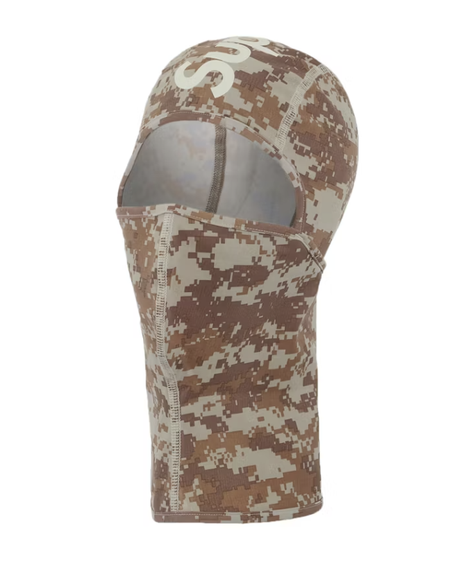 Supreme Heat Reactive Digi Camo Balaclava - Brown (FW25)