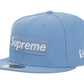 Supreme MLB Teams Box Logo New Era 59Fifty Fitted Hat - Light Blue (FW25)