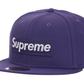 Supreme MLB Teams Box Logo New Era 59Fifty Fitted Hat - Purple (FW25)