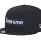 Supreme MLB Teams Box Logo New Era 59Fifty Fitted Hat - Navy (FW25)