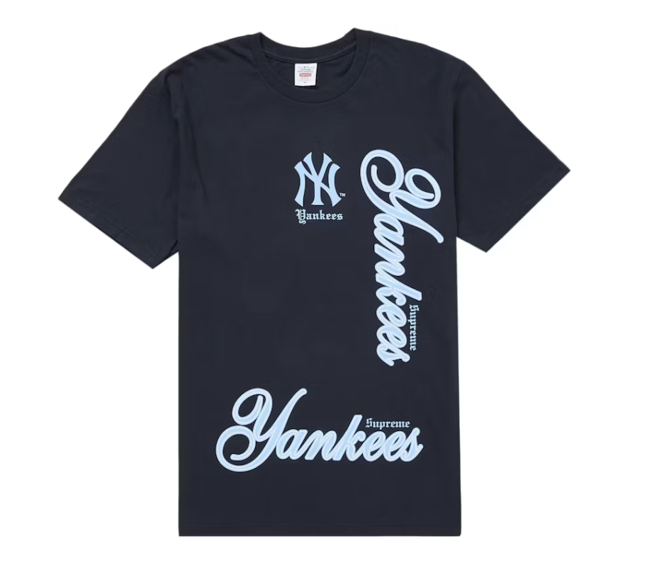 Supreme MLB Teams NY Tee - Navy (FW25)
