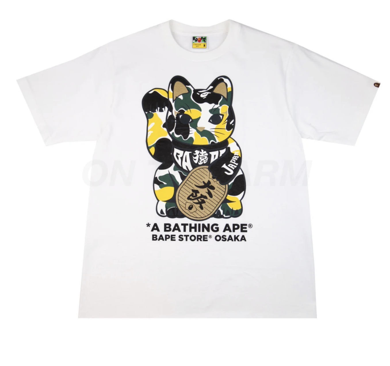 BAPE Osaka Exclusive Lucky Cat Tee - White