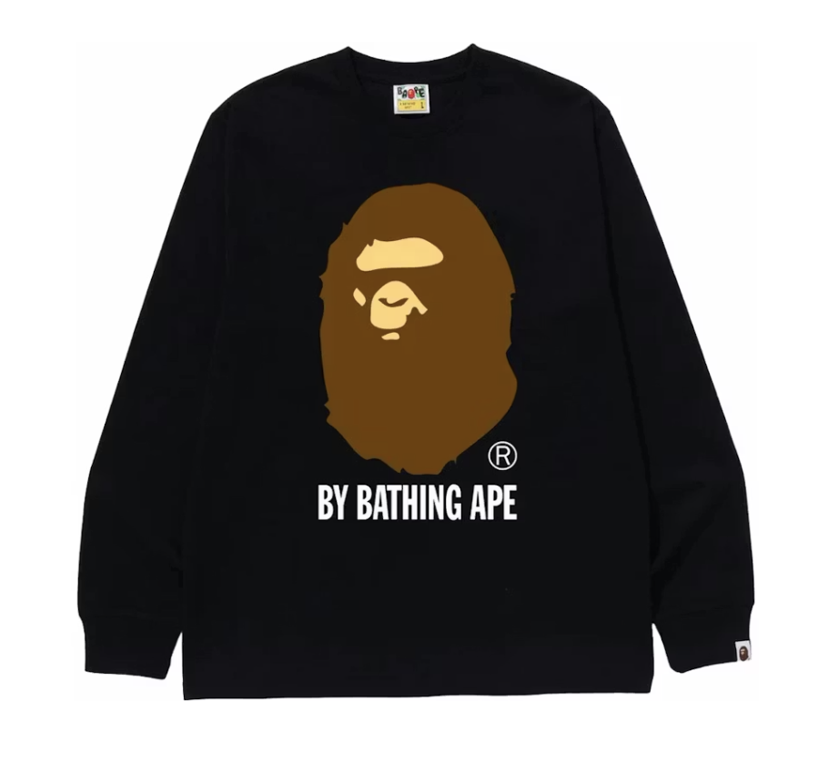 BAPE By Bathing Ape Longsleeve Tee - Black