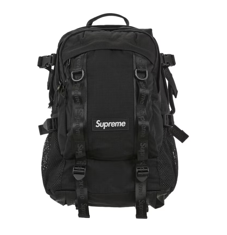 Supreme Logo Backpack - Black (SS26)