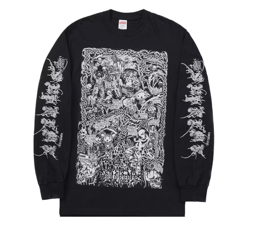 Supreme Wombat L/S Tee - Black (SS26)