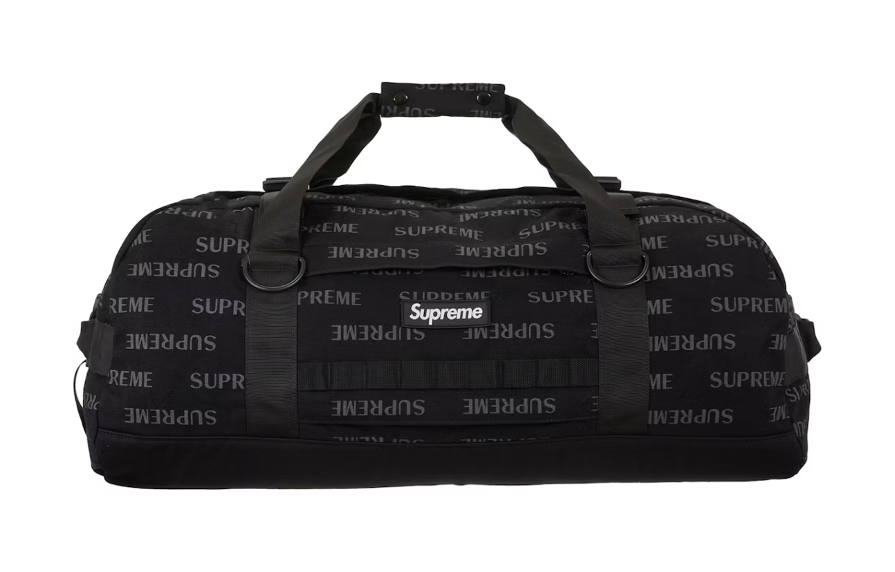 Supreme Large Duffle Bag - Black (FW26)
