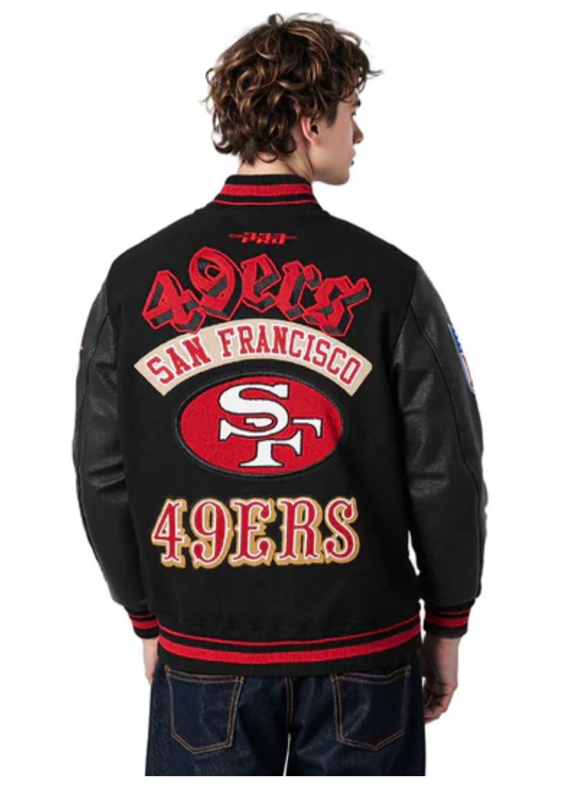 Pro Standard San Francisco 49ers Best Of Varsity Jacket - Black/Red/Black (FS46410969-BRK)