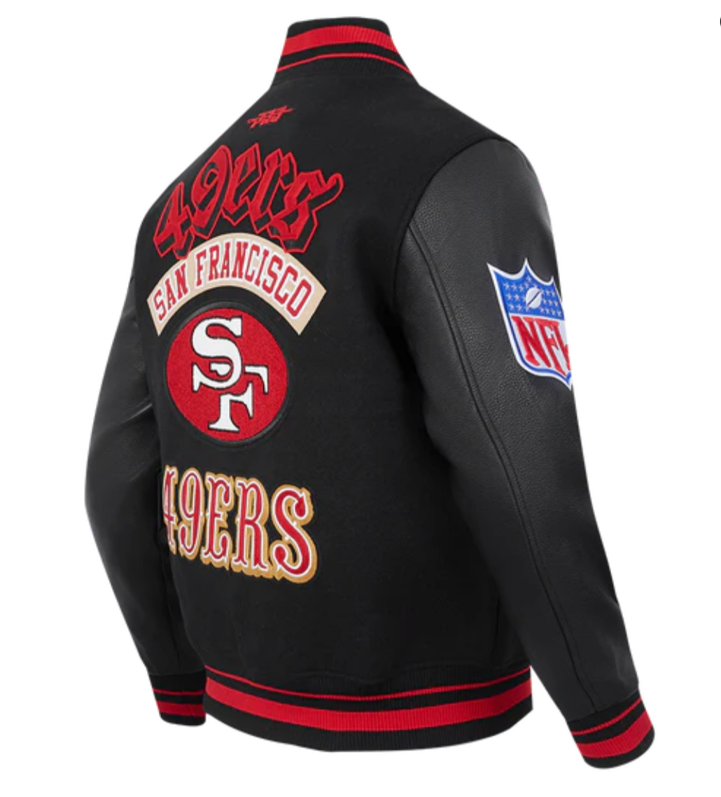 Pro Standard San Francisco 49ers Best Of Varsity Jacket - Black/Red/Black (FS46410969-BRK)