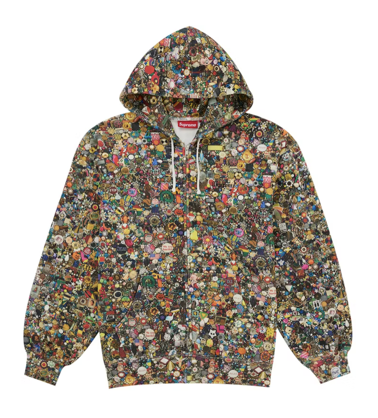 Supreme Mike Kelley Zip Up Hoodie - Multicolor (SS26)