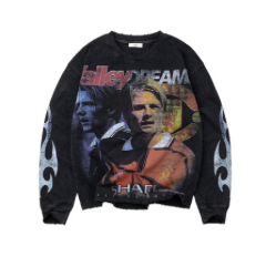Vale "GOAT" Black Longsleeve Tee