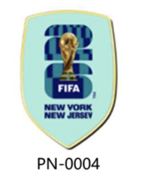 FIFA World Cup 2026 2D Host Cities Pin - SF Bay Area