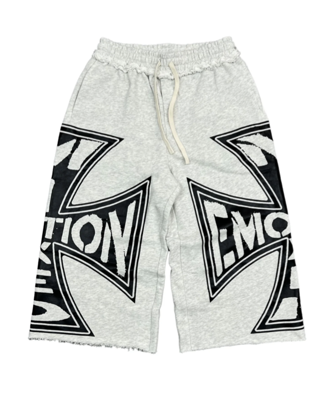Mixed Emotion "Classic" 3/4 Shorts - Grey