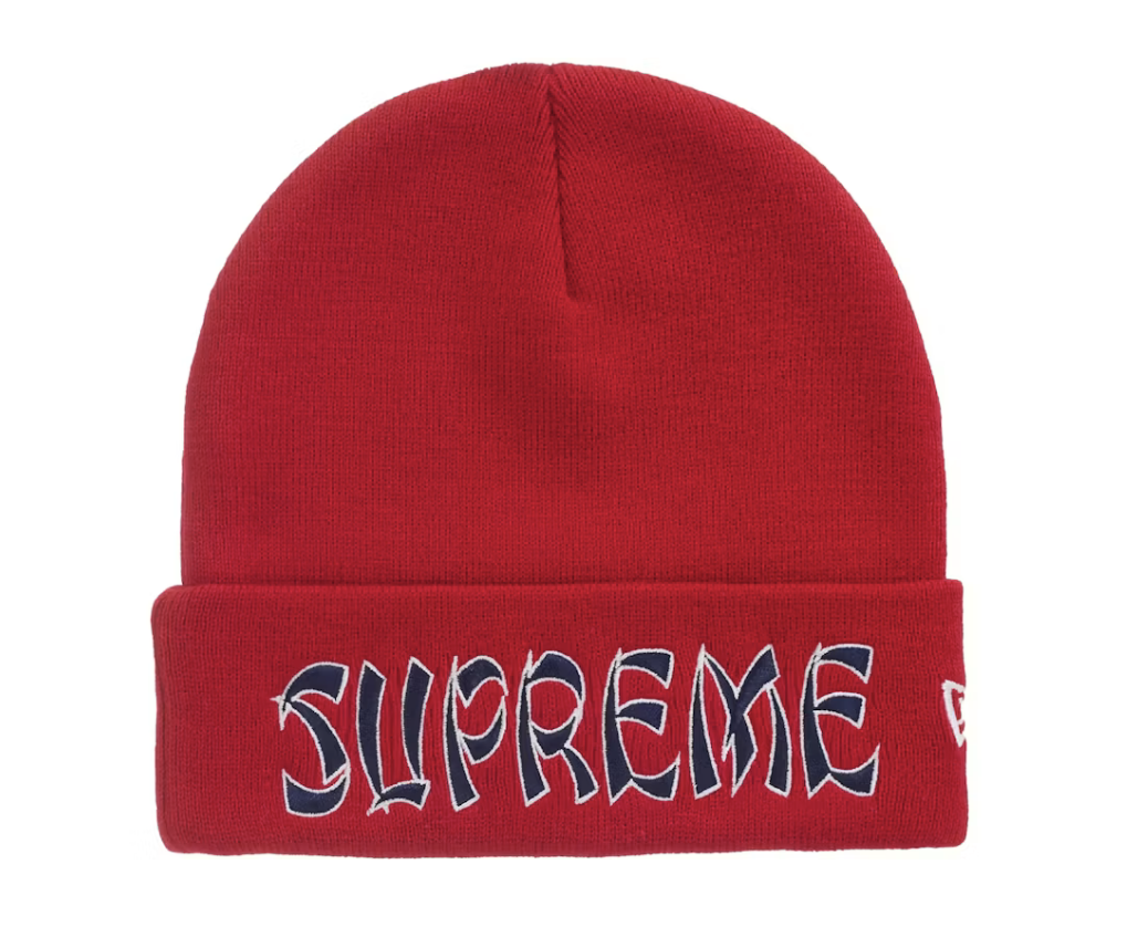 Supreme New Era Action Beanie - Red  (FW26)