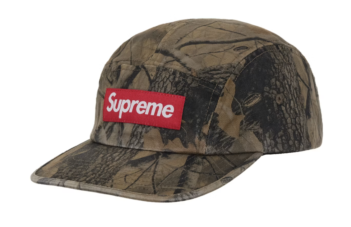 Supreme Washed Chino Twill Camp Cap - Camo (FW26)