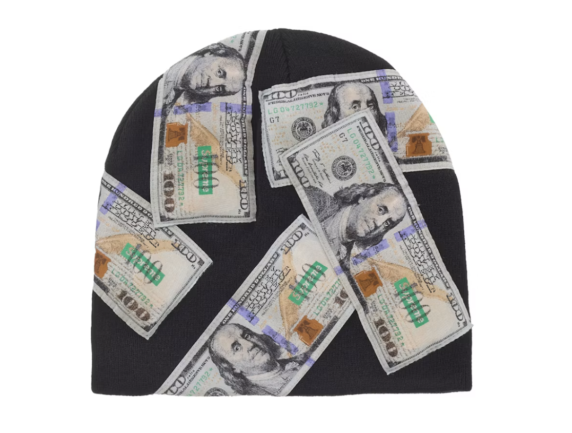 Supreme Money Beanie - Black (FW26)