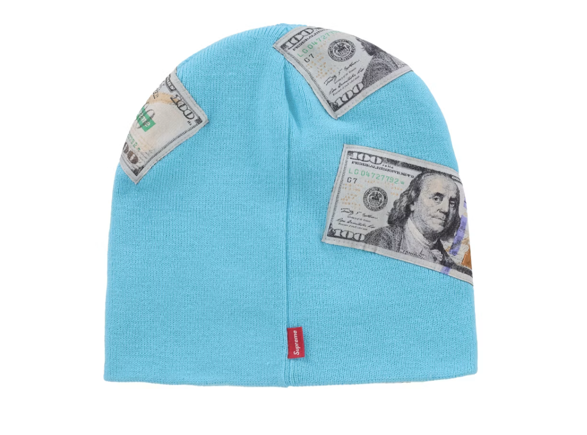 Supreme Money Beanie - Blue (FW26)