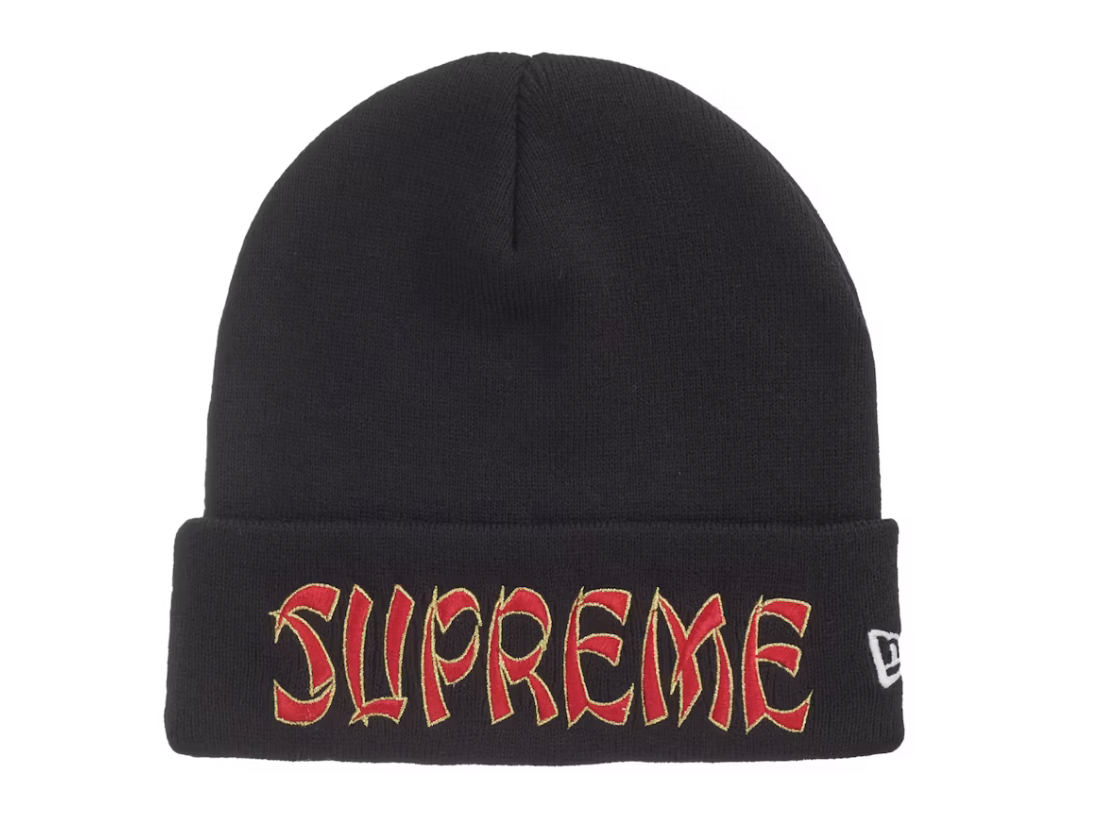 Supreme New Era Action Beanie - Black (FW26)