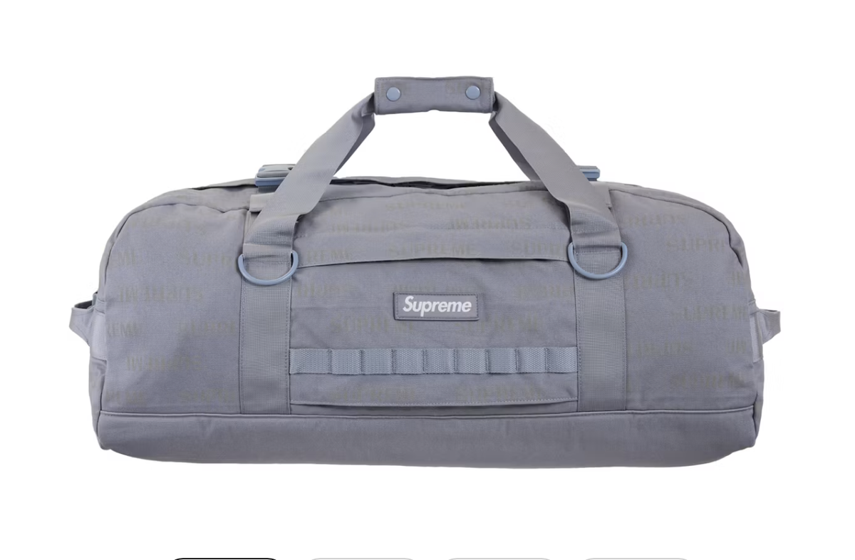 Supreme Large Duffle Bag - Light Blue (FW26)