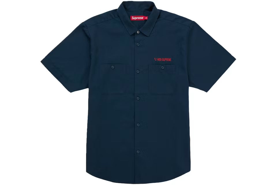 Supreme AOI Cyborg S/S Work Shirt - Blue (SS26)