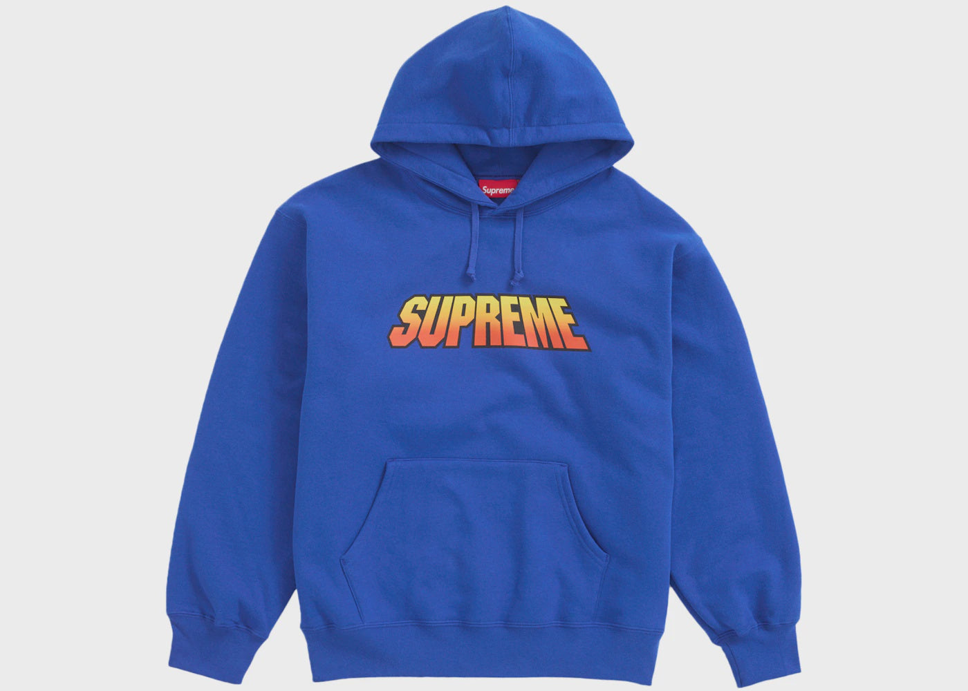 Supreme Gradient Hoodie in Royal Blue for Spring/Summer 2024 Collection