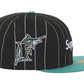 Supreme MLB Teams Box Logo New Era 59Fifty Fitted Hat - Black Pinstripe (FW25)