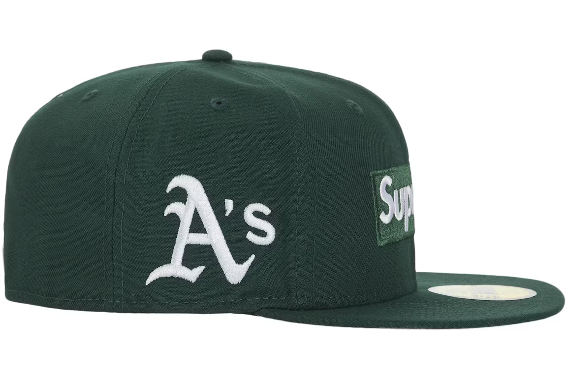 Supreme MLB Teams Box Logo New Era 59Fifty Fitted Hat - Green (FW25)