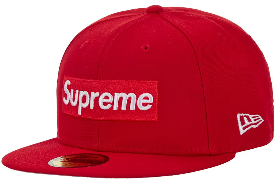 Supreme Rings Box Logo New Era 59Fifty Fitted Hat - Red (SS26)