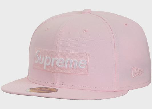 Supreme Sharpie Box Logo New Era Fitted Hat - Pink (SS24)