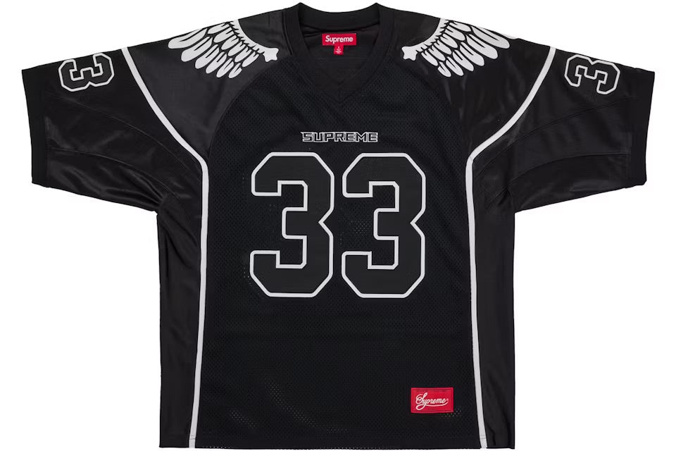 Supreme Wings Football Jersey - Black (SS26)