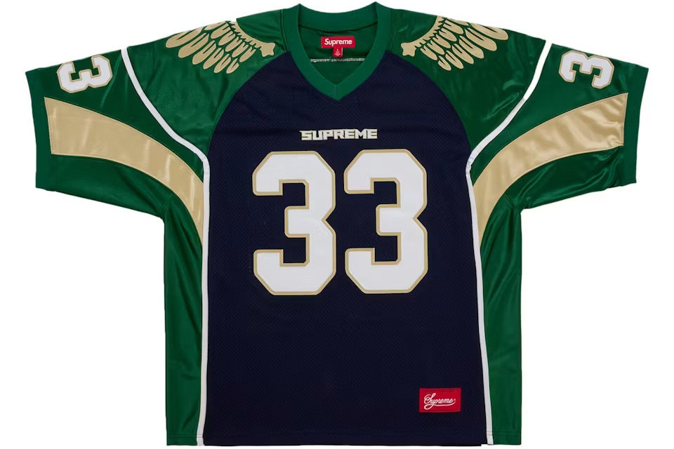 Supreme Wings Football Jersey - Navy (SS26)