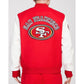 Pro Standard San Francisco 49ers Animal Wool Varsity Jacket - Red/White (FS4646224-RDW)