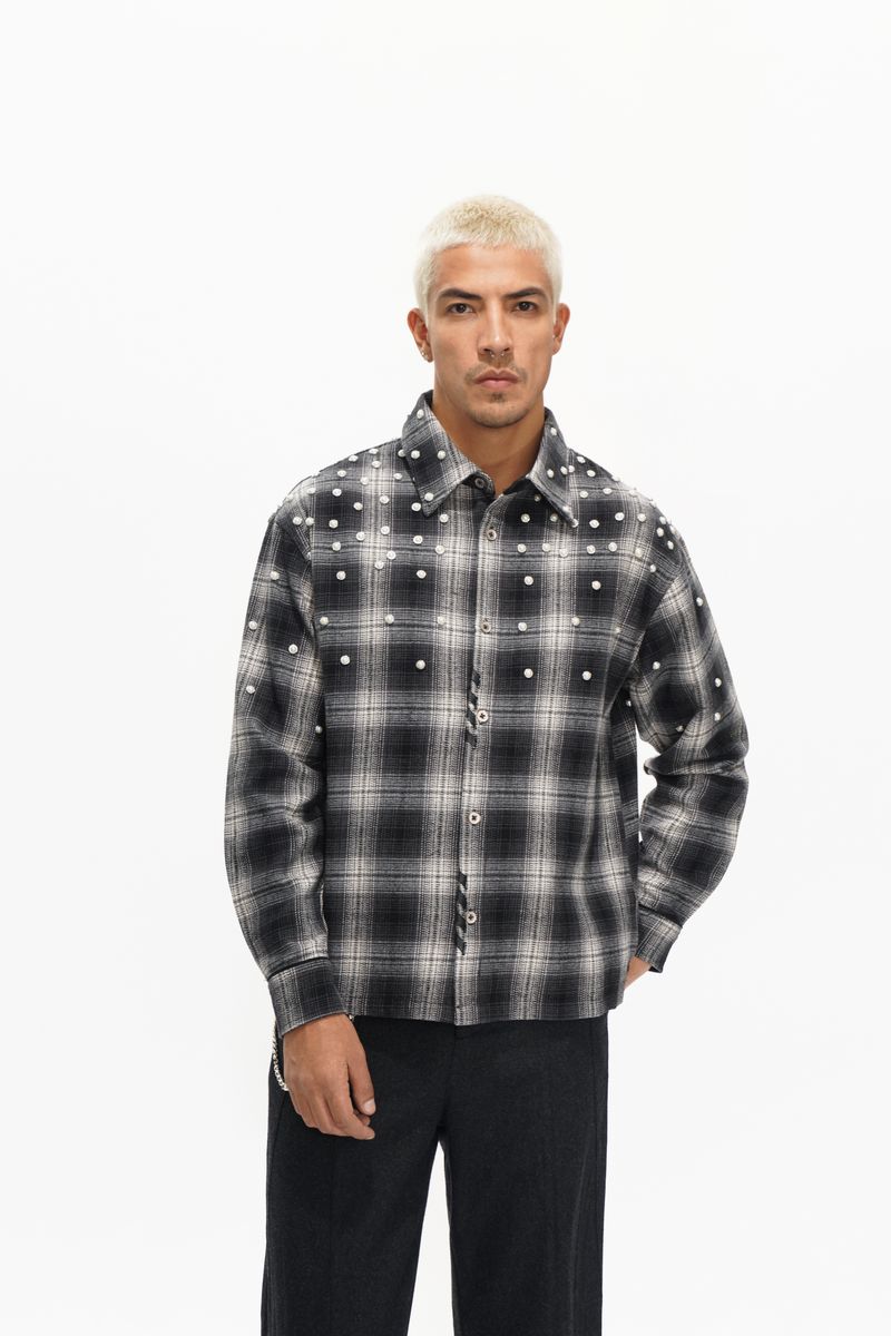 Valabasas "Cadence" Black Button Up Flannel