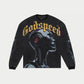 Godspeed Alexa Thermal Long Sleeve in Black Wash, crafted from 10oz mid-weight washed fabric