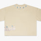 Full-length display of the Valabasas Gem Cream Tee emphasizing its relaxed silhouette and versatile style