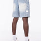 Guapi Aqua Blue Steel Plate Carpenter Shorts