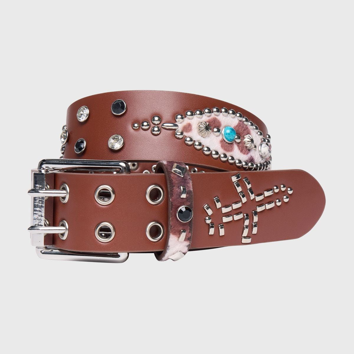 Homme + Femme "Passport" Belt - Brown