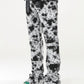 Stylo Tapestry Stacked White Black Denim Jeans on display in store