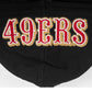 Black and red Pro Standard 49ers City Ransom hoodie with bold team logo and stylish design details