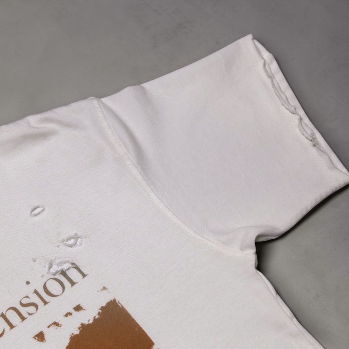 Fabric011 "Psychic Tension" White Tee