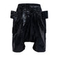 Undeveloped Shine Dropcrotch Black Cargo Shorts
