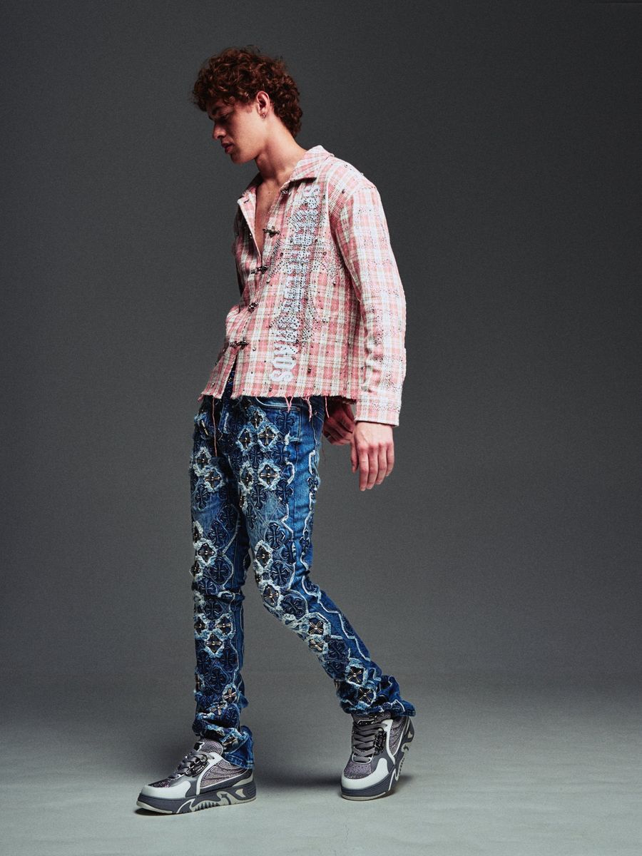 Guapi Vintage Blue Relic Denim Jeans