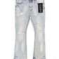 ANOM "Obscura" Light Blue Wash Stacked Denim Jeans