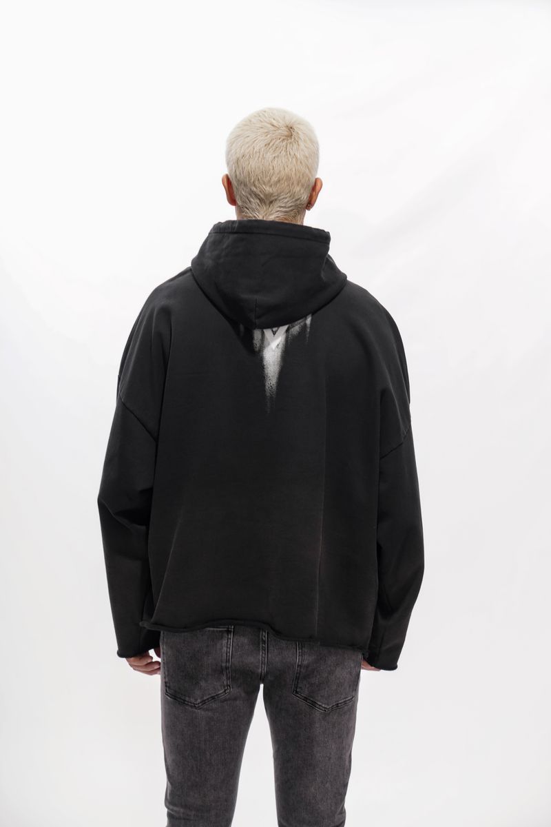 Valabasas "Fifth" Vintage Black Pullover Hoodie