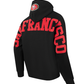 Black Pro Standard San Francisco 49ers Wingspan Hoodie with team logo