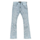 Vicious Indigo Blue Embellished Denim Jeans with intricate bead embellishments